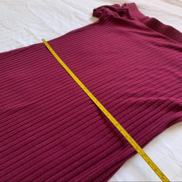 💜 Plum Off-The-Shoulder Bodycon Dress - Picture 4 of 7